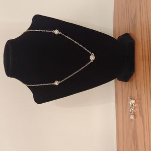 Necklace and earrings set